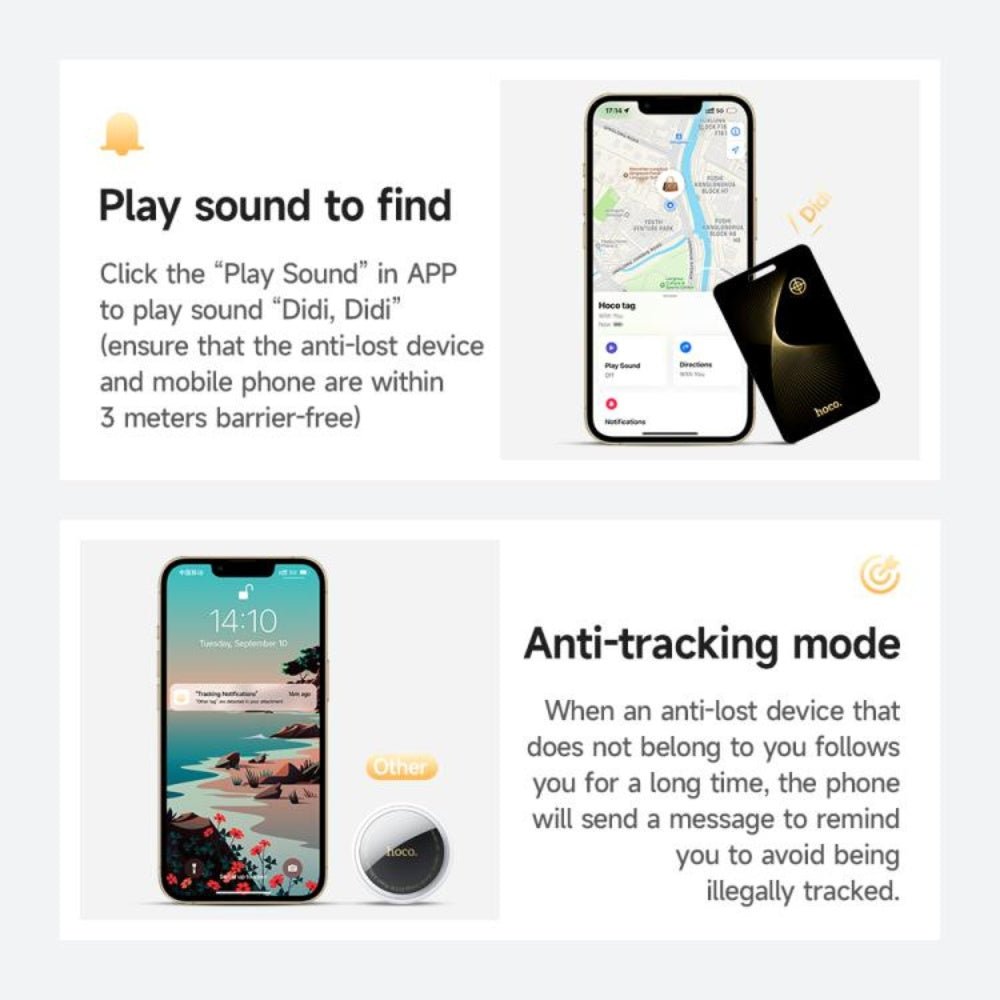 Hoco Savior Card-Type Smart Positioning Anti-lost Device
