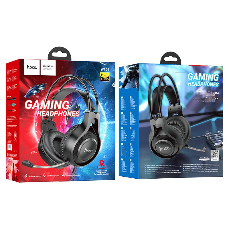 Hoco Wired Gaming Headphones W106 Tiger