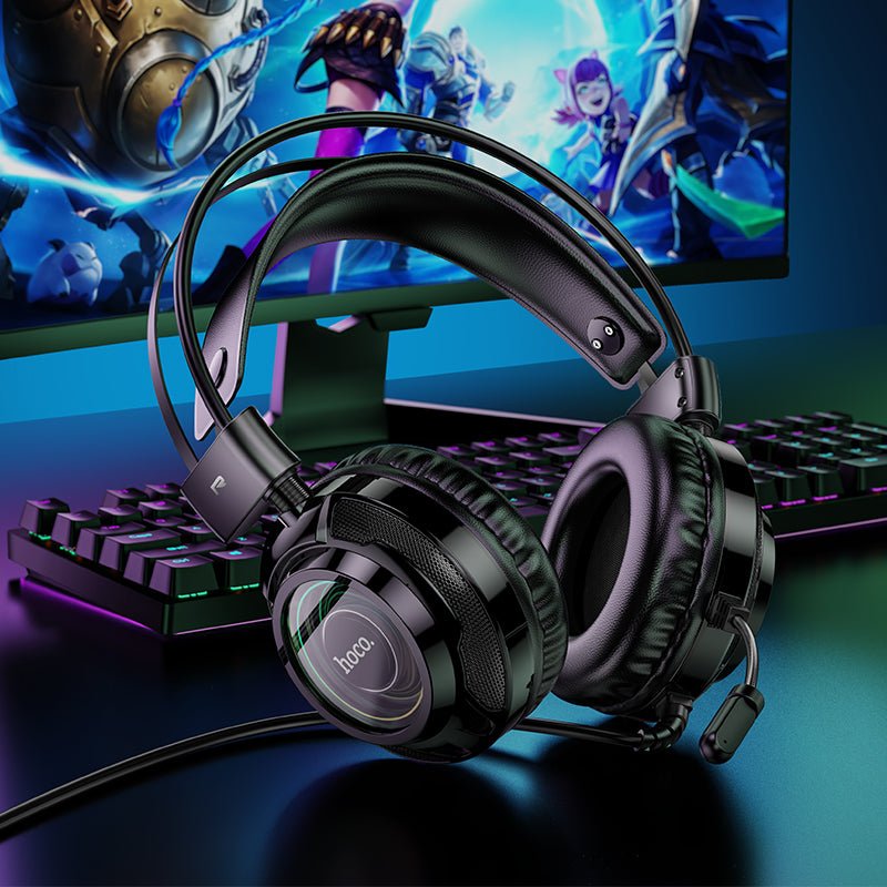 Hoco Wired RGB Gaming Headphones W110