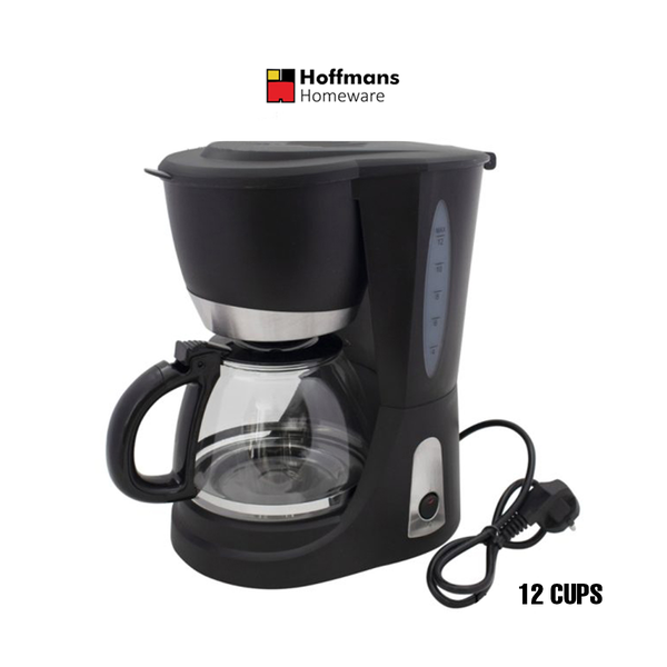 Hoffmans HM-3009, Filter Coffee Machine with Glass Jug 625ml
