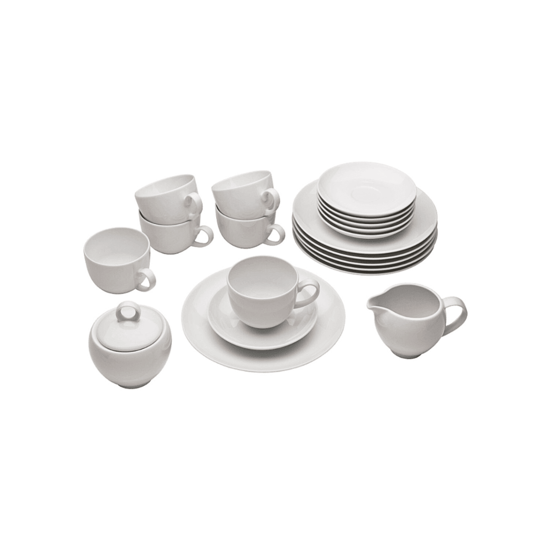 HOME CREATION® Coffee Service Set – 20 Pieces Porcelain, Made in Europe