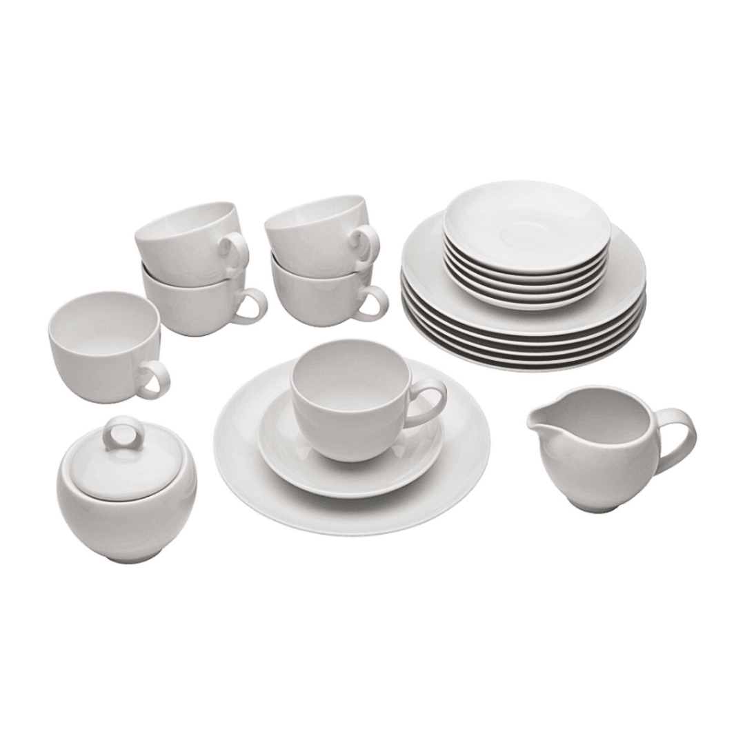 HOME CREATION® Coffee Service Set – 20 Pieces Porcelain, Made in Europe