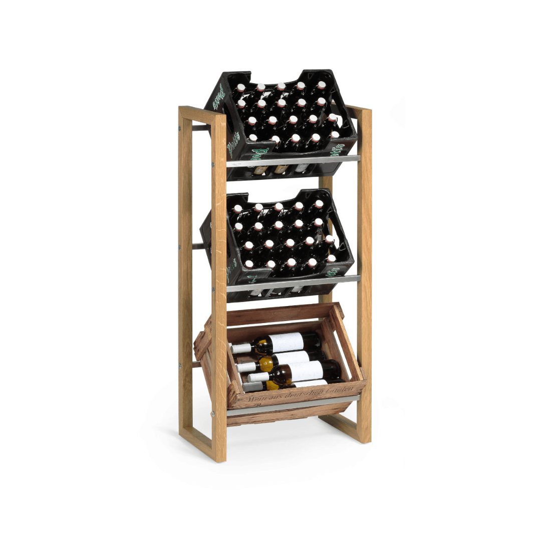 HOME CREATION drinks crate rack