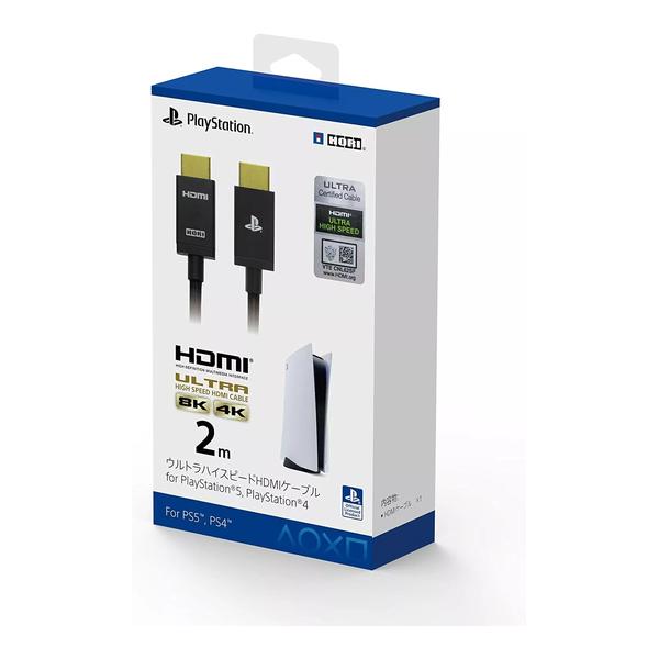 HORI PS5/ PS4 Ultra High Speed HDMI Cable 2M, 48Gbps For 8K 4K, Licensed by Sony