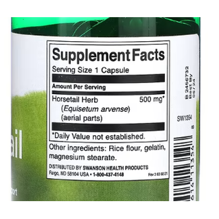 Swanson, Horsetail, 500 mg, 90 Capsules