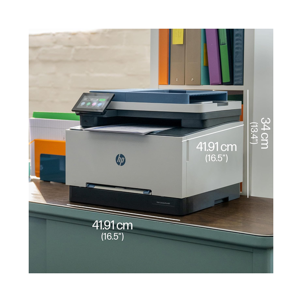 HP Color LaserJet Pro MFP 3303sdw 4.3" Display, Wireless, Print, Copy, Scan, Automatic Duplex, Print Speed: 25ppm, Black/Color), 50-sheet ADF