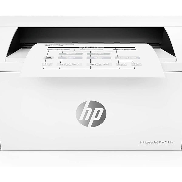 HP Laserjet Pro M15a World's Smallest Black-and-White Monochrome Laser Printer, Works with Alexa, W2G50A