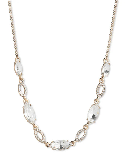 Givenchy Women's Gold-Tone Crystal Frontal Necklace | Givenchy In Lebanon