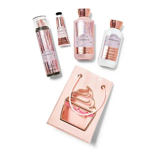 Bath And Body Works Champagne Toast Gift Set 4pcs