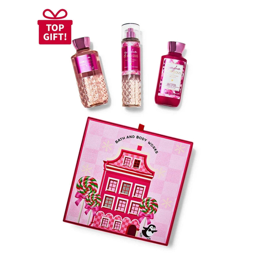 bath and Body works Set of GINGHAM GORGEOUS 3 pcs
