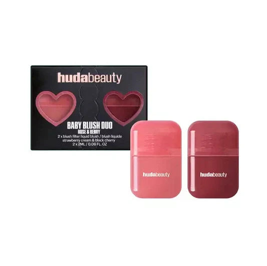 Huda Beauty Baby Blush Duo - Rose and Berry