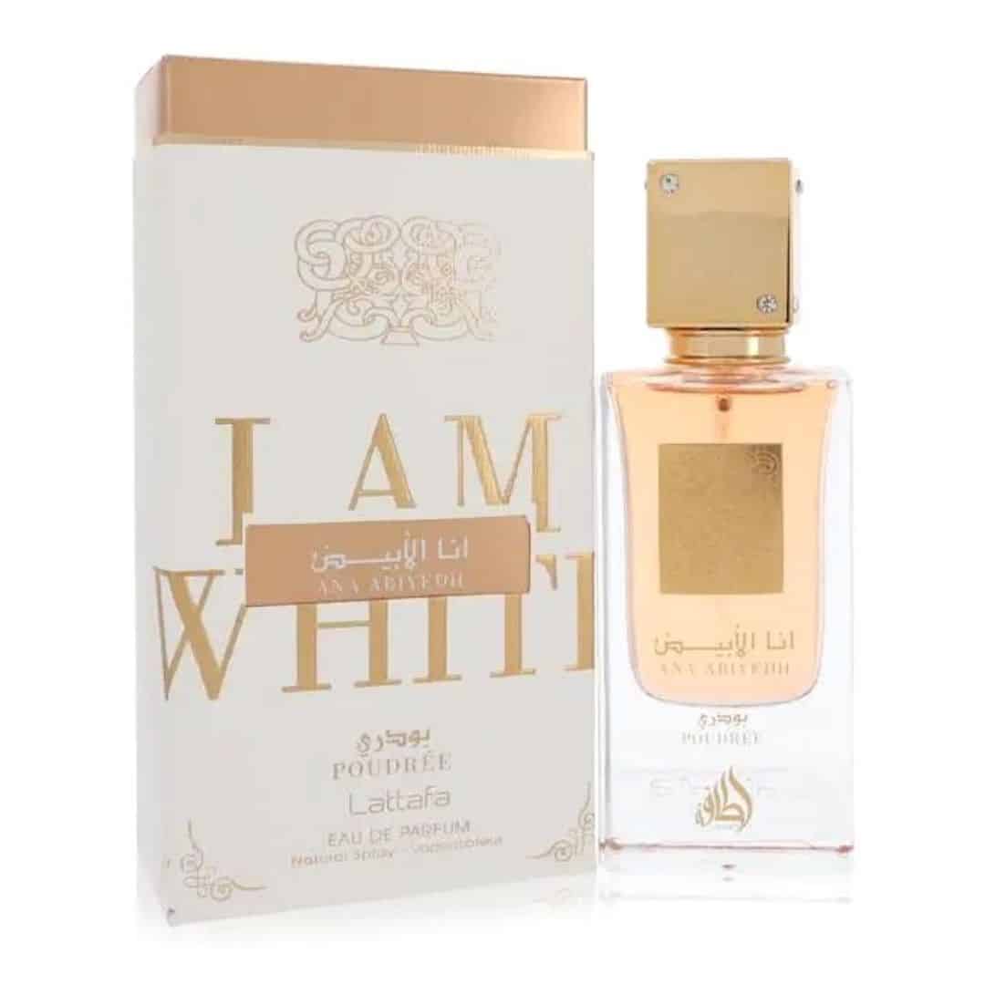 Lattafa I am white poudree eau de parfum 60ml
