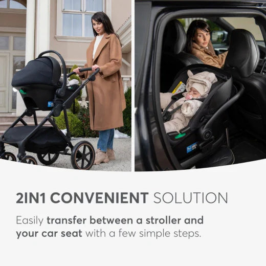 Kikkaboo - Car Seat 40-87cm i-prime - i-size Black 2024