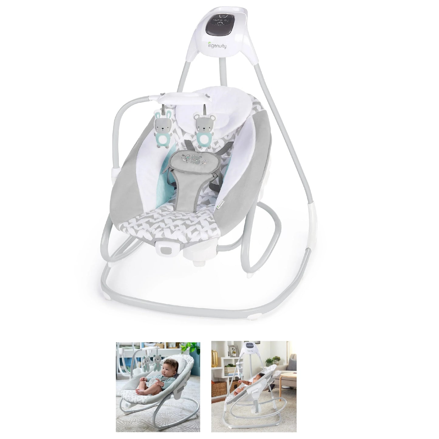 Kids2 - Ingenuity Simple Comfort Swing & Rocker - Raylan