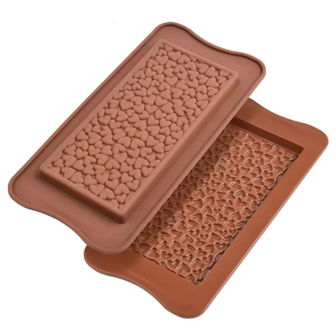 Hearts Chocolate Bar Silicone Mould