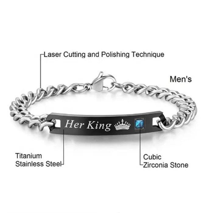 Her king and His Queen Bracelets