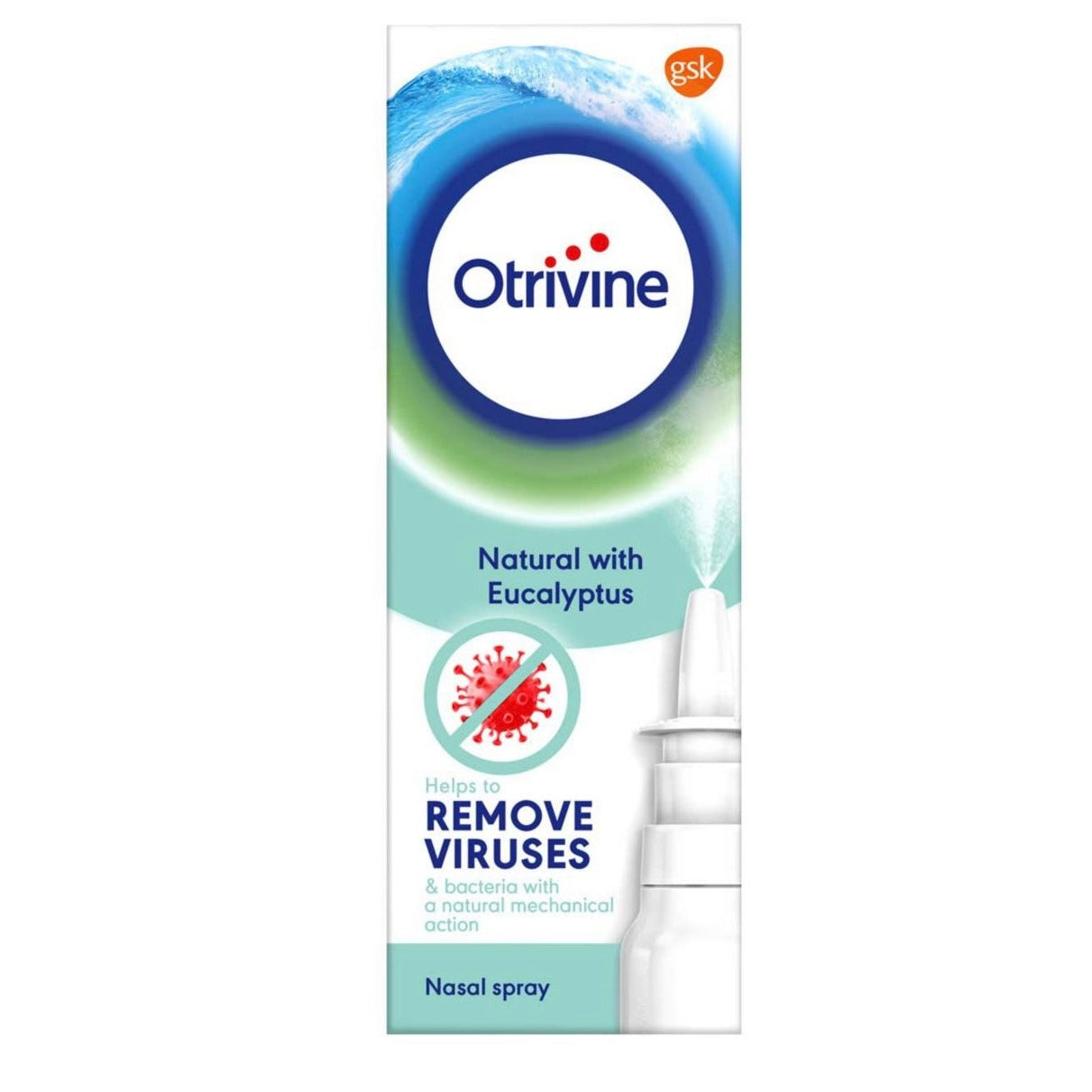 Otrivine - Natural with Eucalyptus Nasal Spray 20ml [Imported] - Medaid International