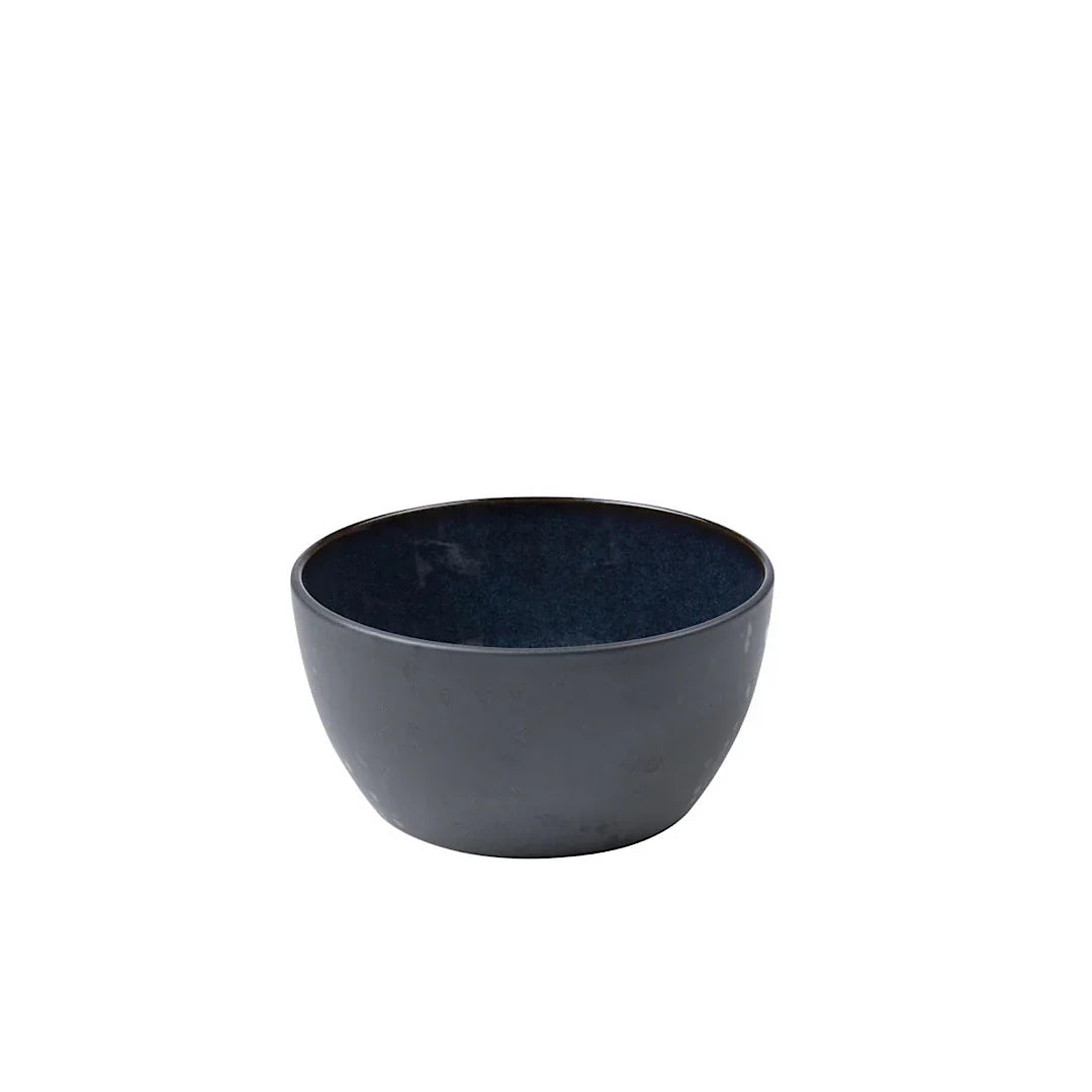 Bitz Living Stoneware Bowl 14cm Black Dark Blue