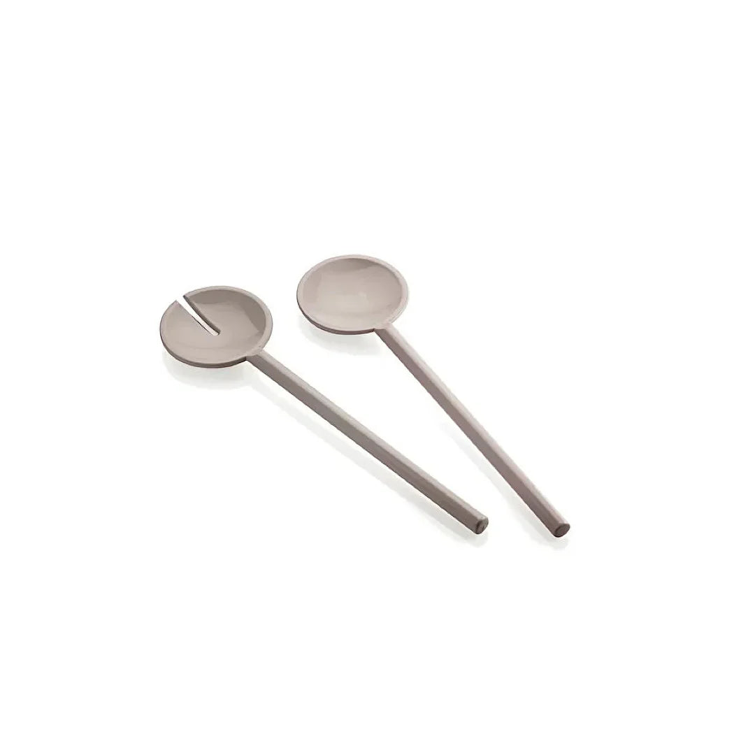 Guzzini Salad Servers Tiffany Taupe