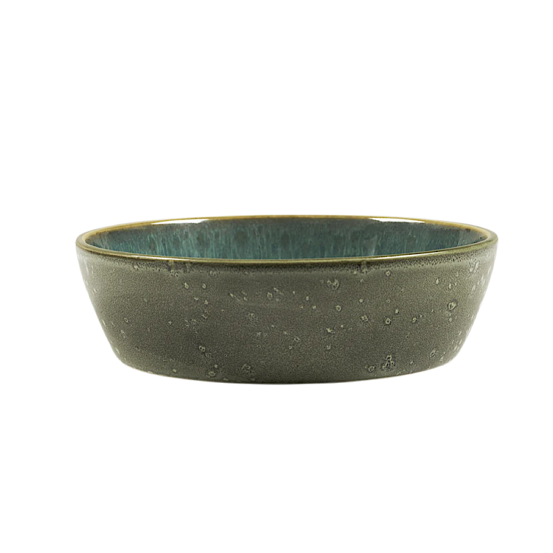 Bitz Living Stoneware Soup Bowl 18 cm Grey /Blue