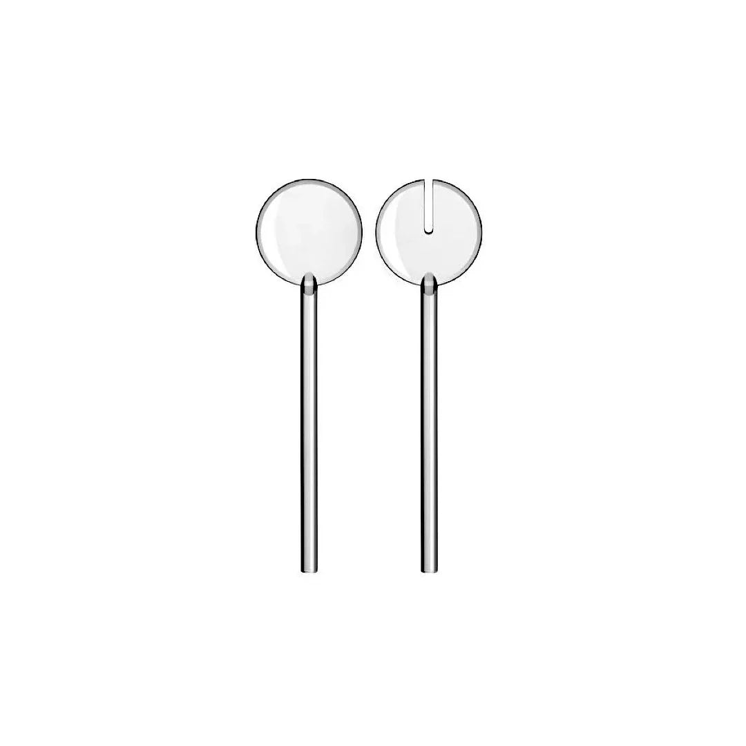 Guzzini Salad Servers Tiffany Clear