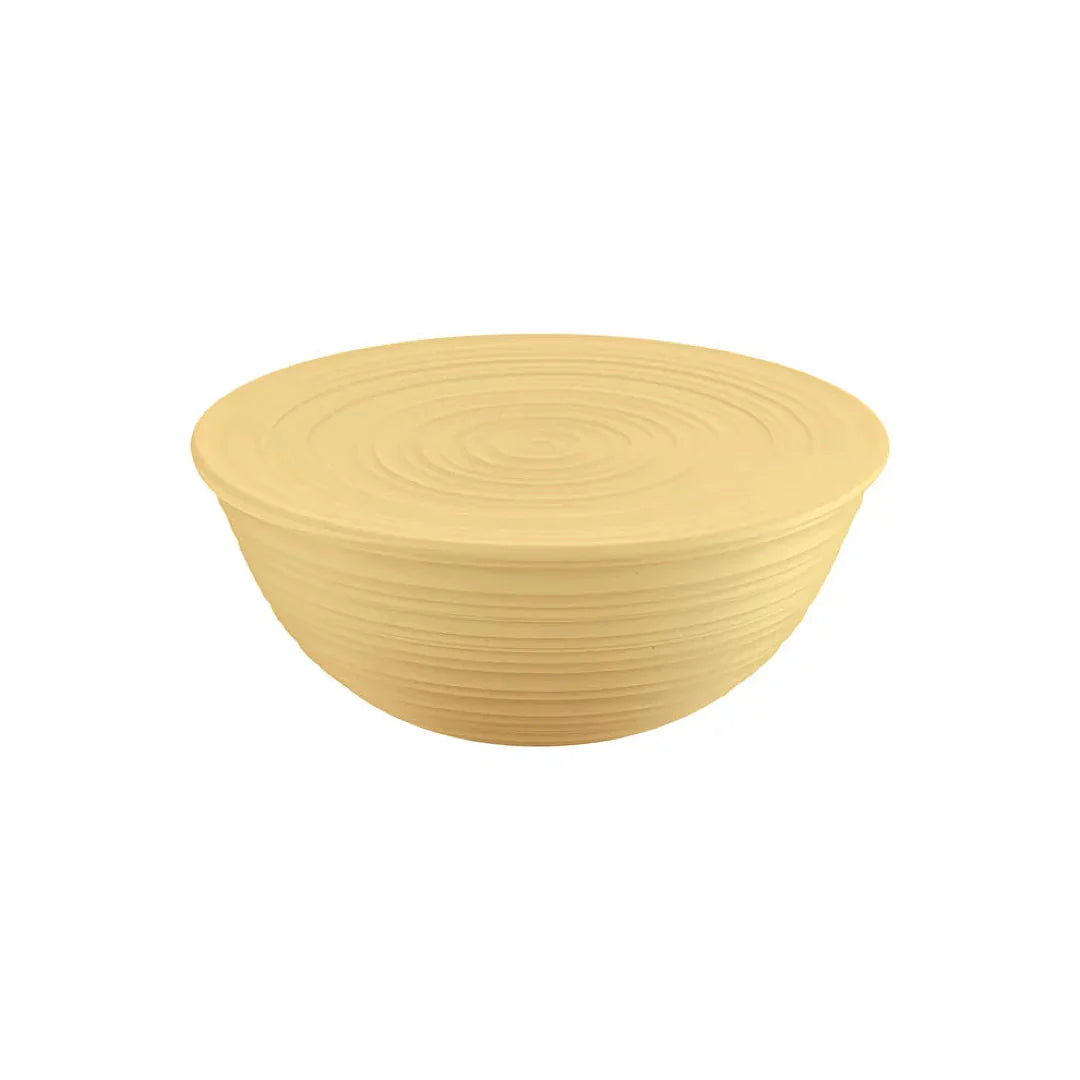 Guzzini XL Bowl With Lid "Tierra" yellow