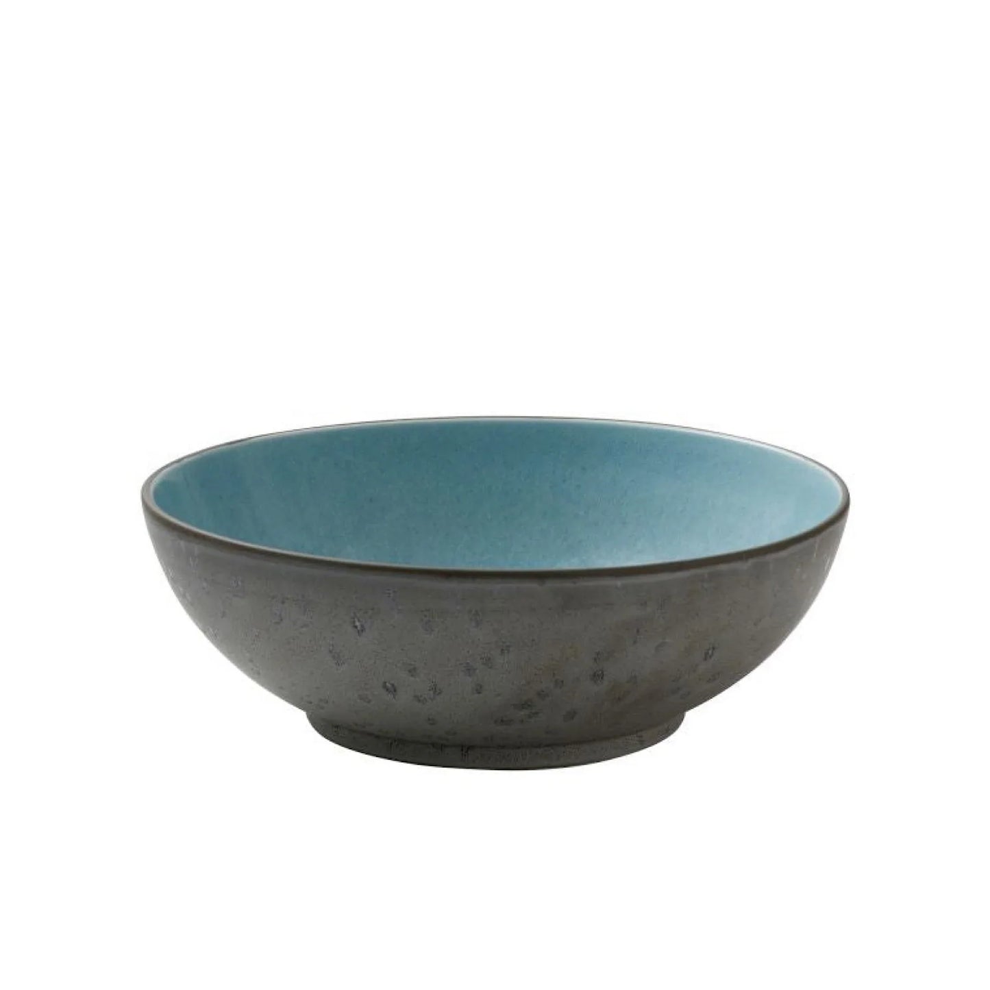 Bitz Living Stoneware Bowl 30 cm Grey, Light Blue