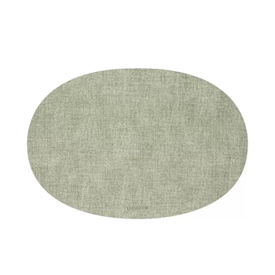 Guzzini Fabric Oval Reversible Place Mat Tiffany - Mint Green