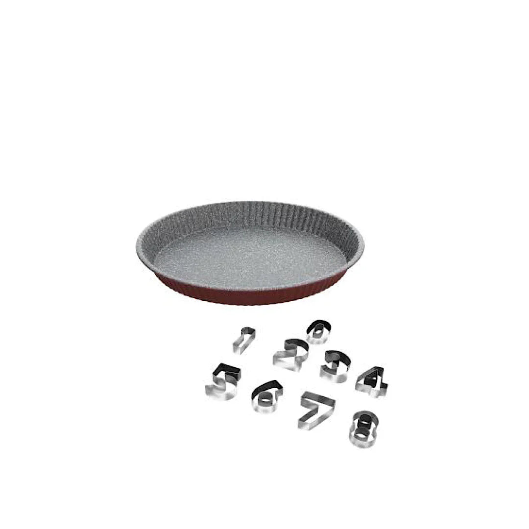 Tognana Sweet Cherry Tart Set 26cm With 10 Numbers