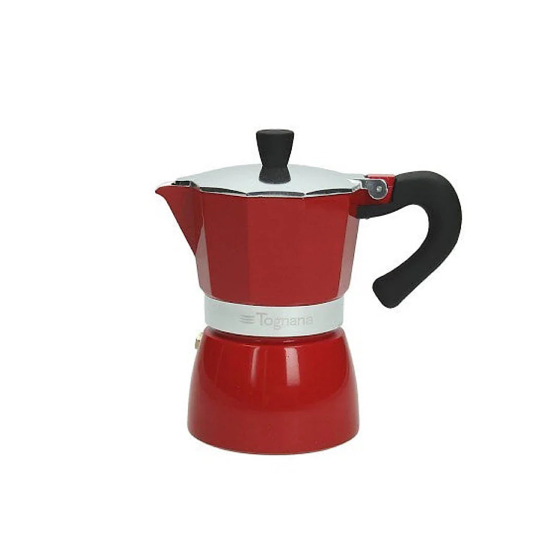 Tognana Coffee Maker 3 Cups Grancuci Red
