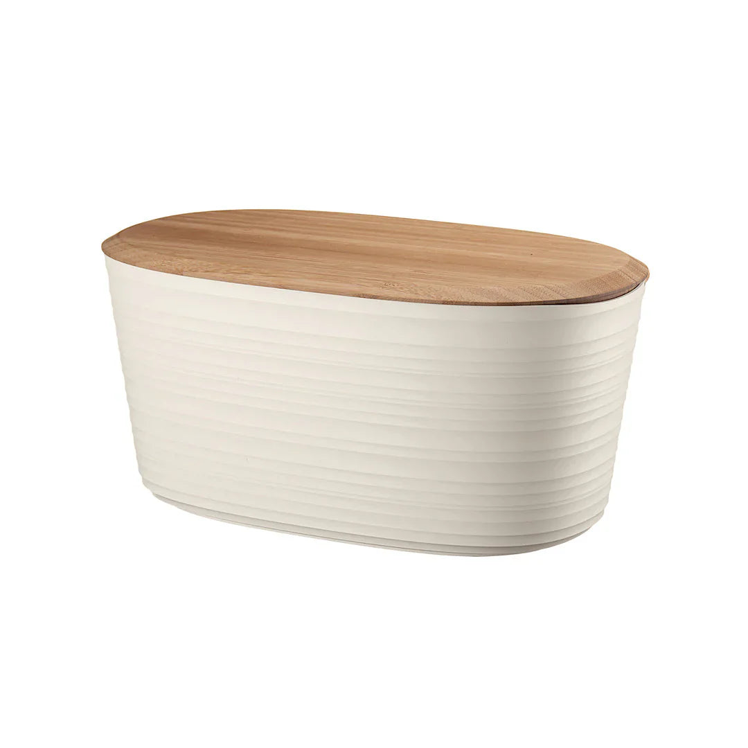 Guzzini Bread Bin Tierra White Milk