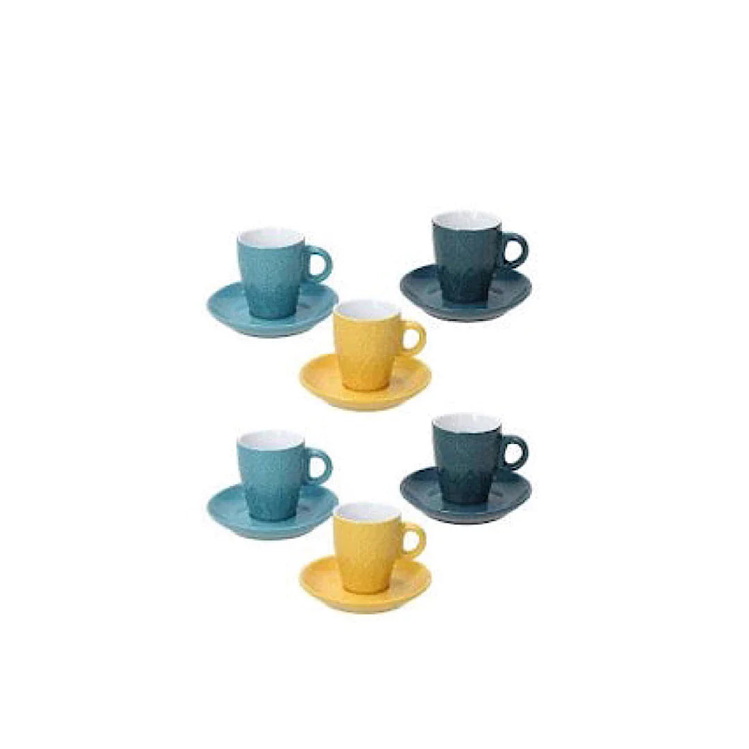 Tognana Releif MayaCoffee Set of 6pcs