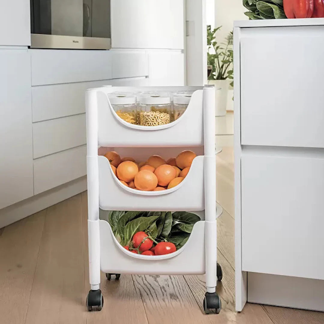Guzzini Hold&Roll Trolley White