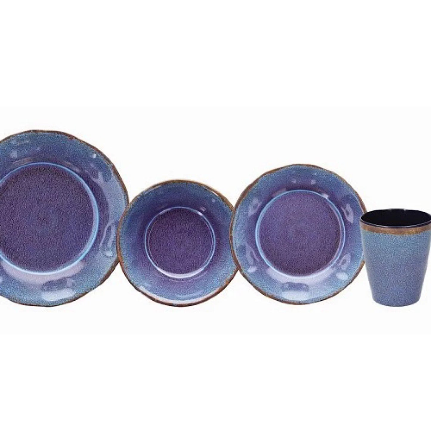 Tognana Table Set 16pcs Show Pla Craquele