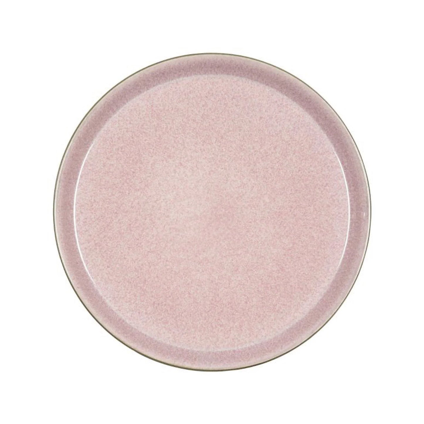 Bitz Living Stoneware Gastro Plate Ø 27 cm Grey, Light Pink