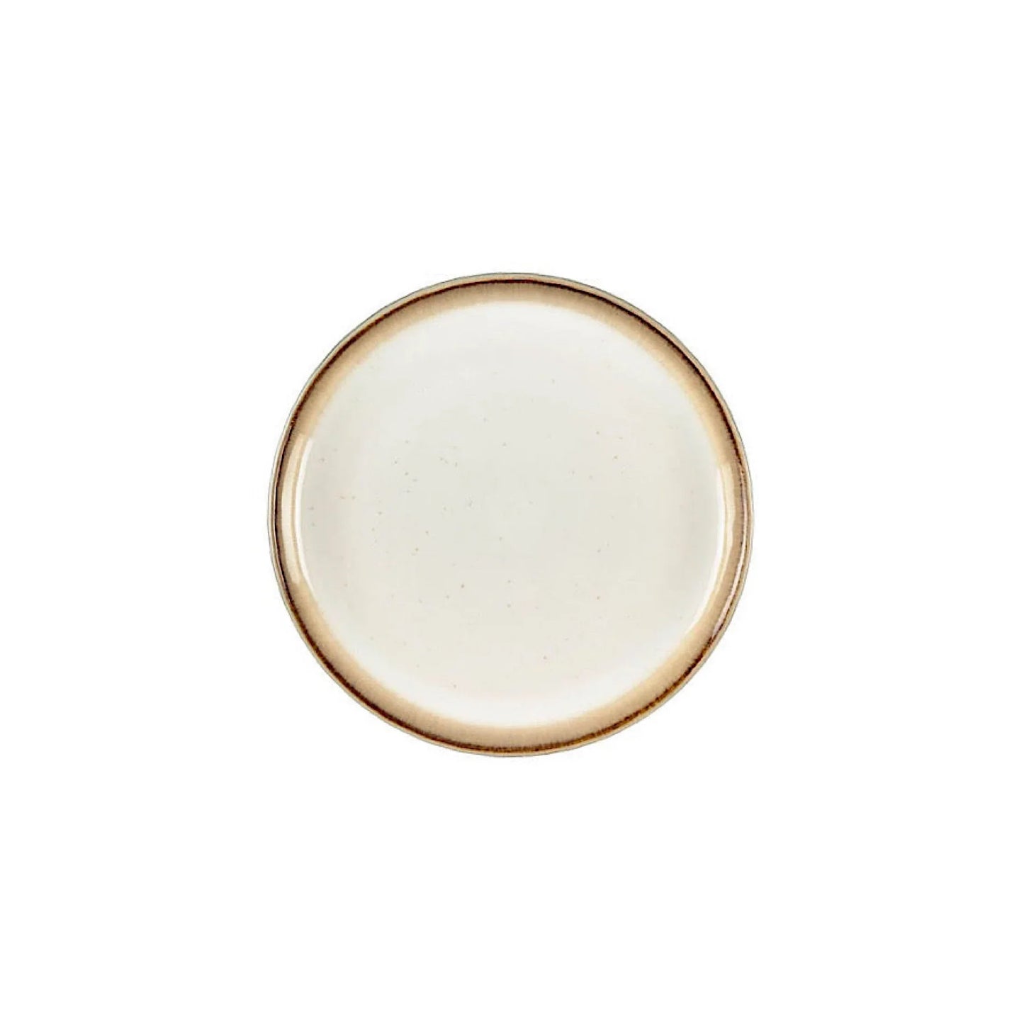 Bitz Living Stoneware Gastro Plate 17cm Grey, Cream