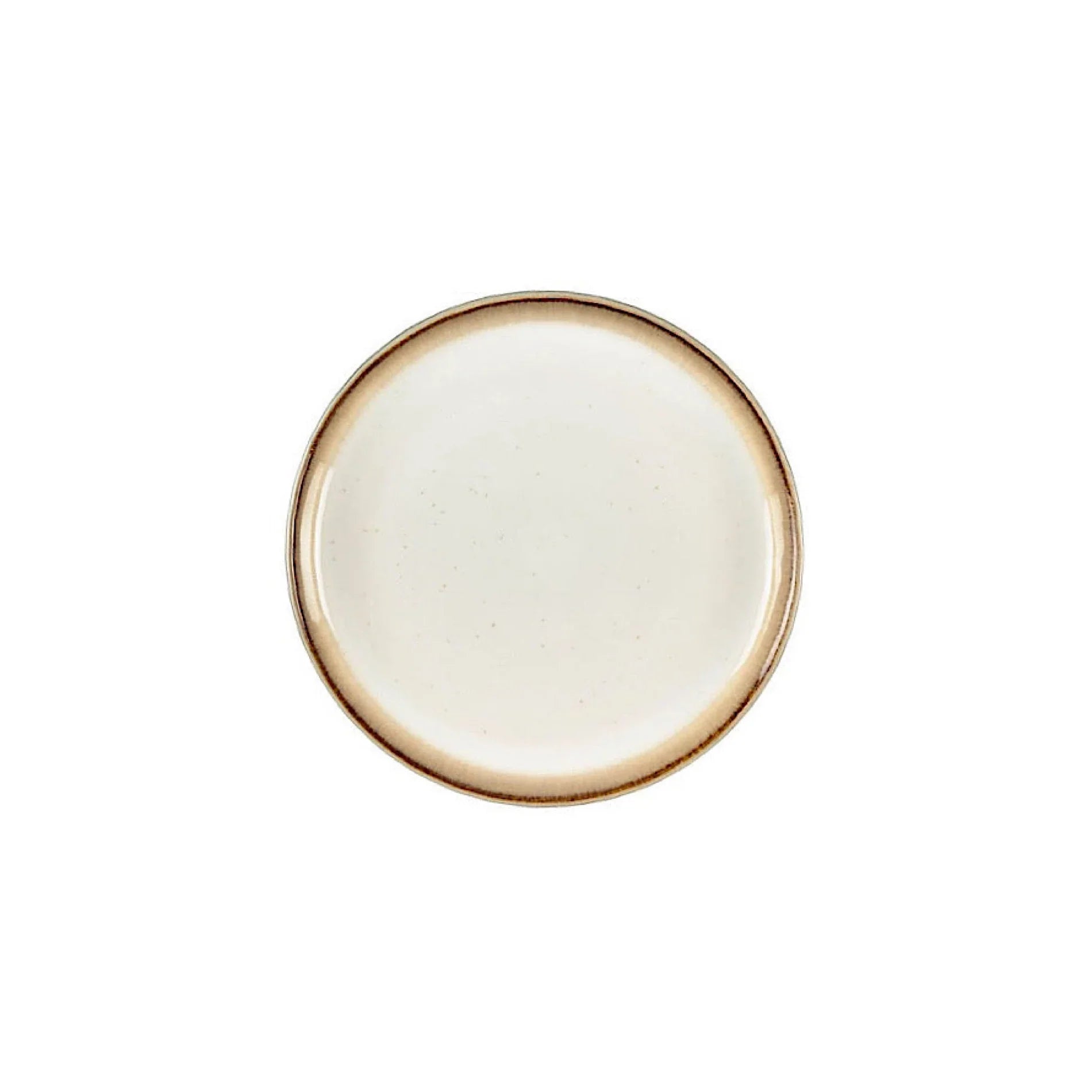 Bitz Living Stoneware Gastro Plate 17cm Grey, Cream