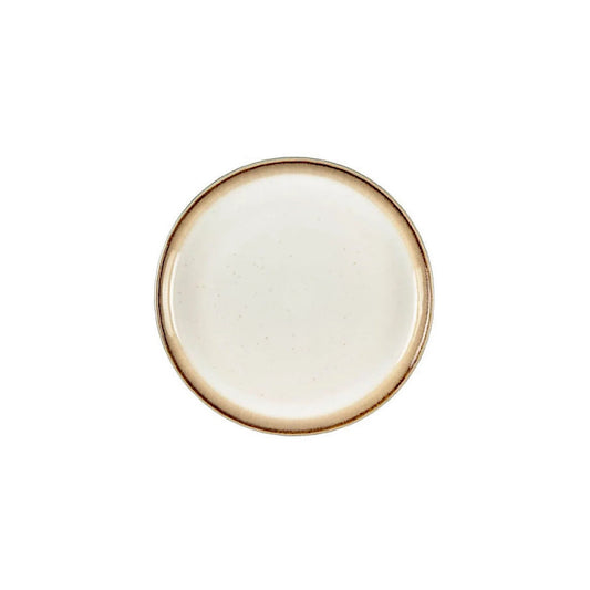 Bitz Living Stoneware Gastro Plate 17cm Grey, Cream