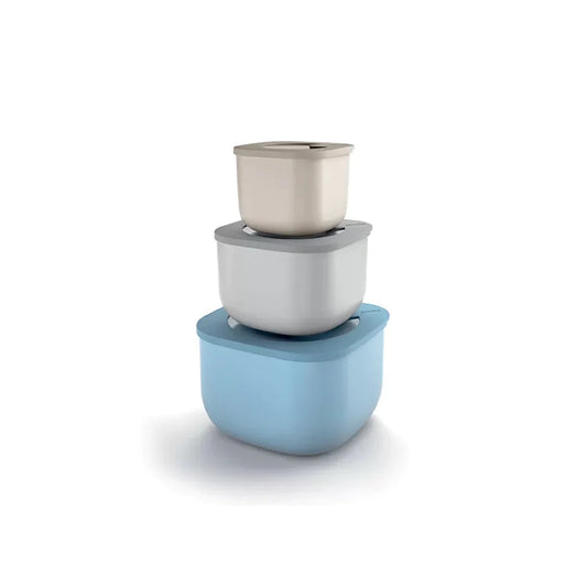 Guzzini STORE&MORE - Set of 3 deep airtight fridge/freezer/microwave containers