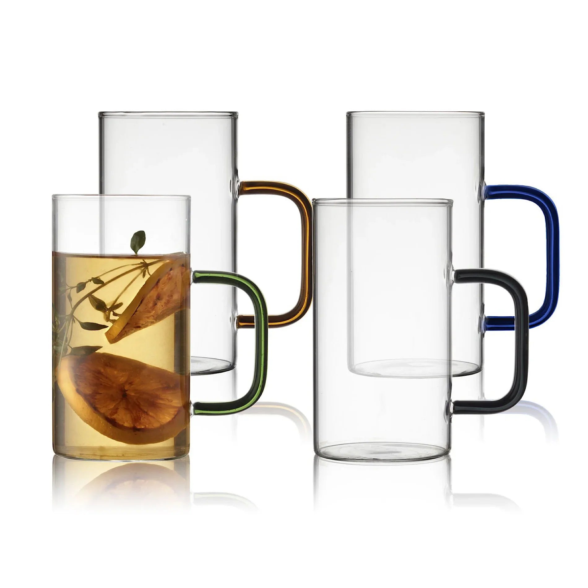 Lyngby Glass Glass Mug Torino 35 cl 4pcs Assorted