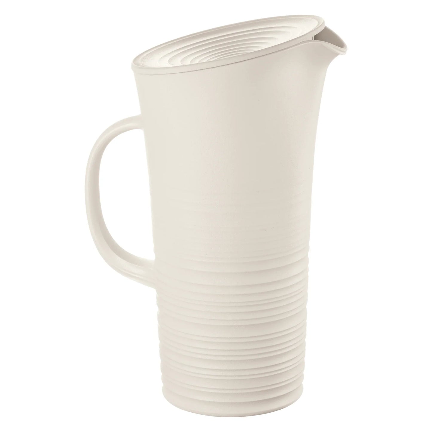 Guzzini Pitcher With Lid 'Tierra' White Milk