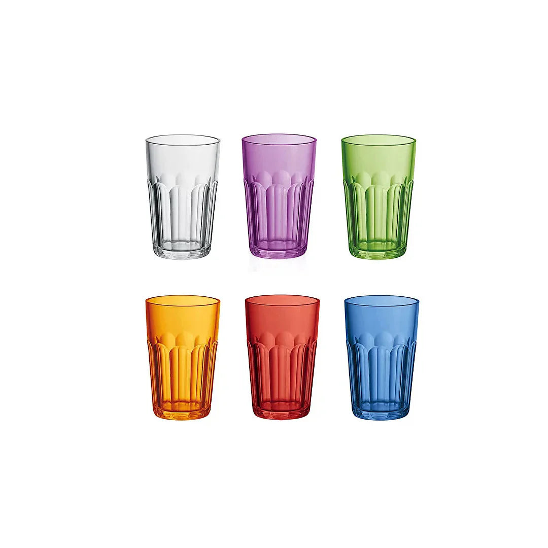 Guzzini Set of 6 Tall Ground Tumblers