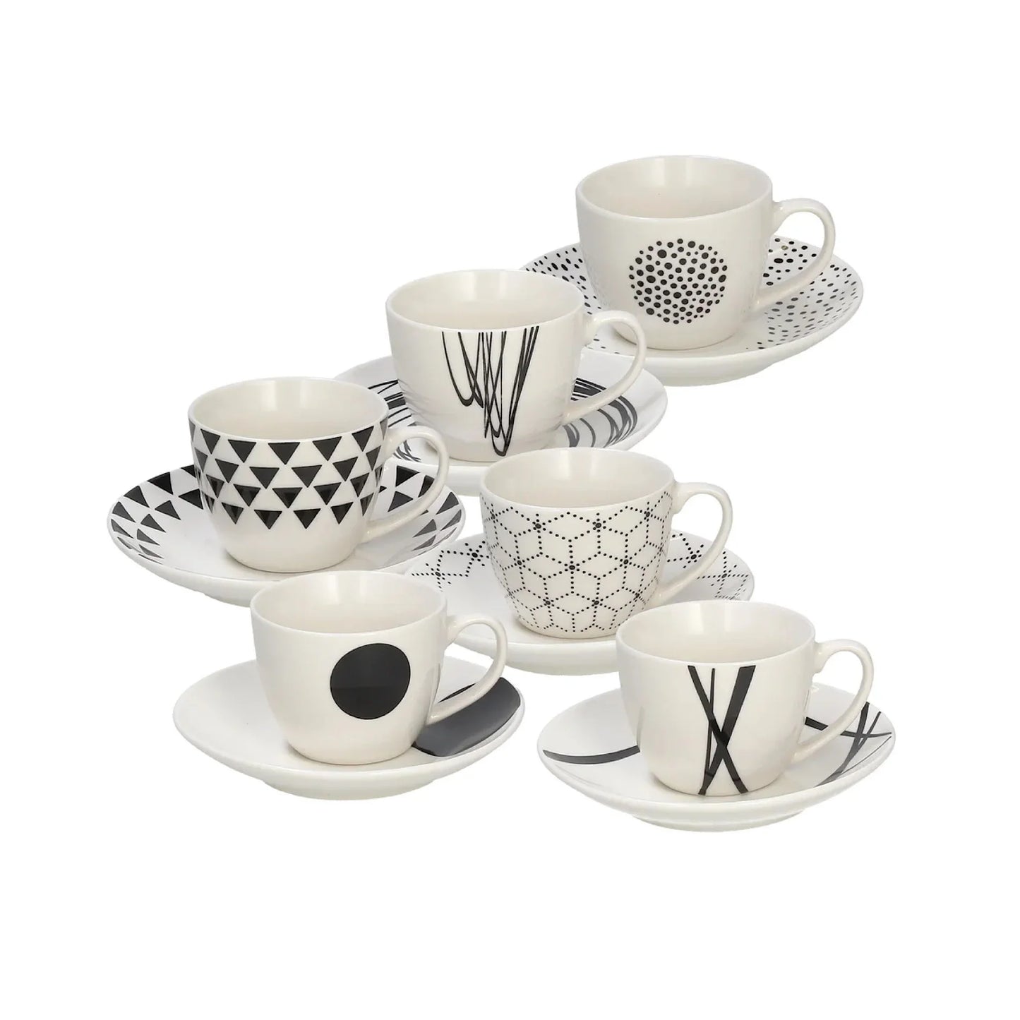 Tognana Graphic coffee set 6pcs