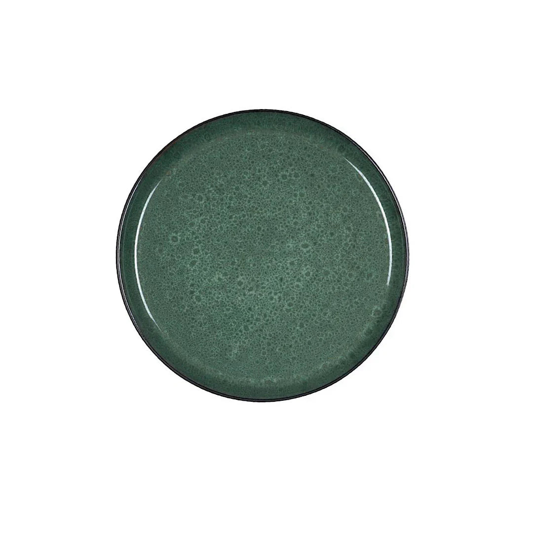 Bitz living Stoneware Gastro Plate 21 cm Black /Green