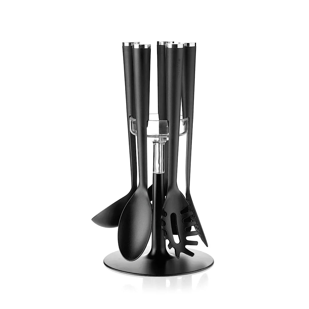 Guzzini Set 5 Kitchen Tools With Stand Cooking