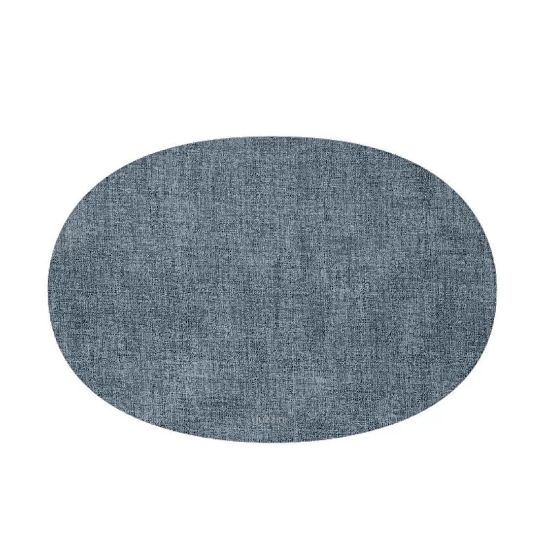 Guzzini Fabric Oval Reversible Placemat Tiffany - Sea Blue