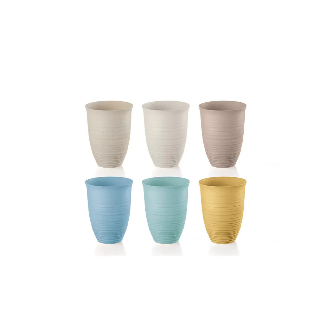 Guzzini Set Of 6 Tall Tumblers 'Tierra'