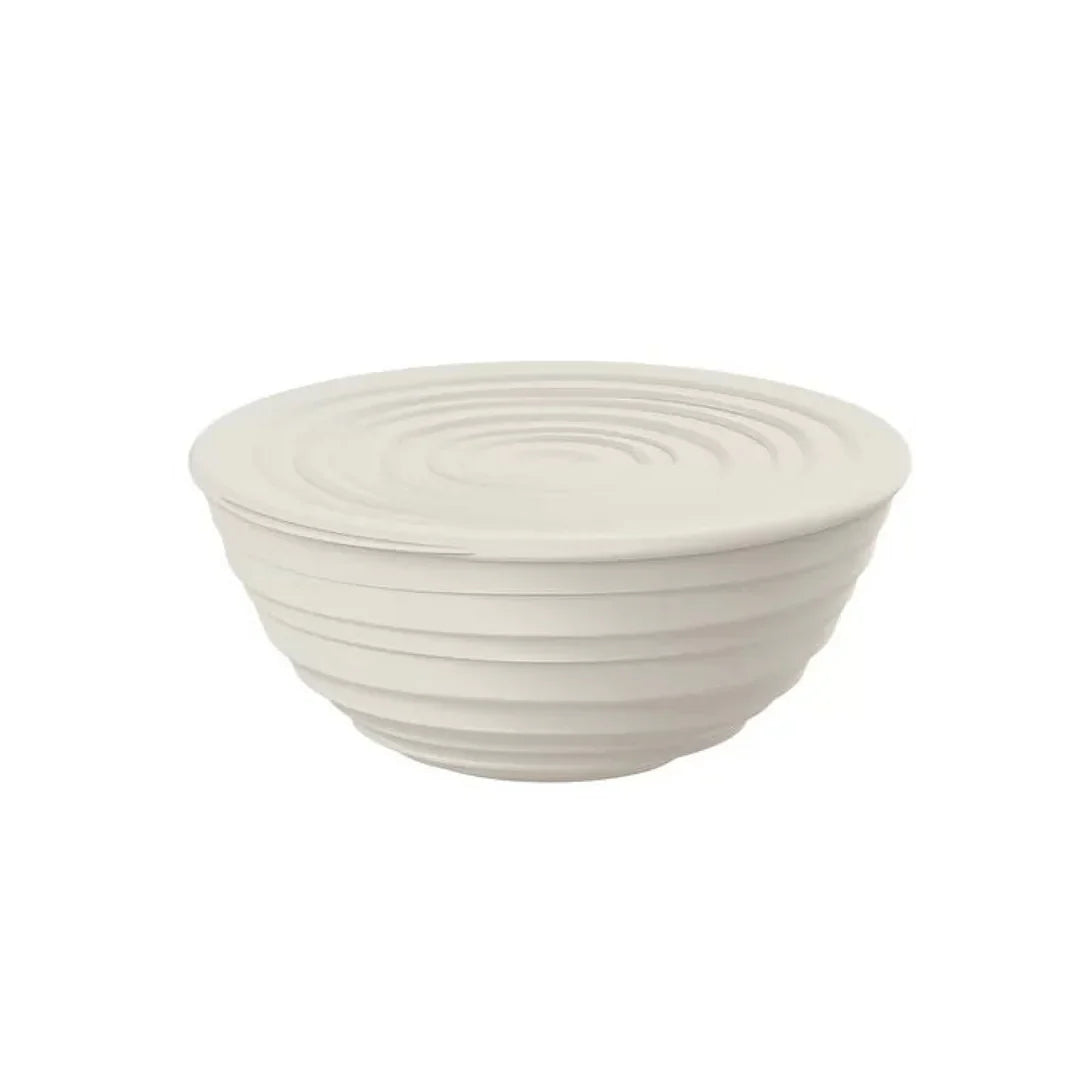 Guzzini M Bowl With Lid 'Tierra' White Milk