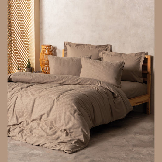 double size Duvet Cover Set PLAIN MINK
