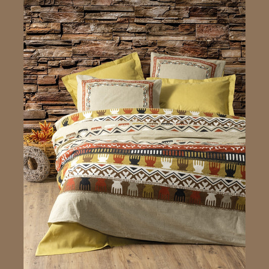 Double size bed duvet cover set 100% cotton MAGNUS